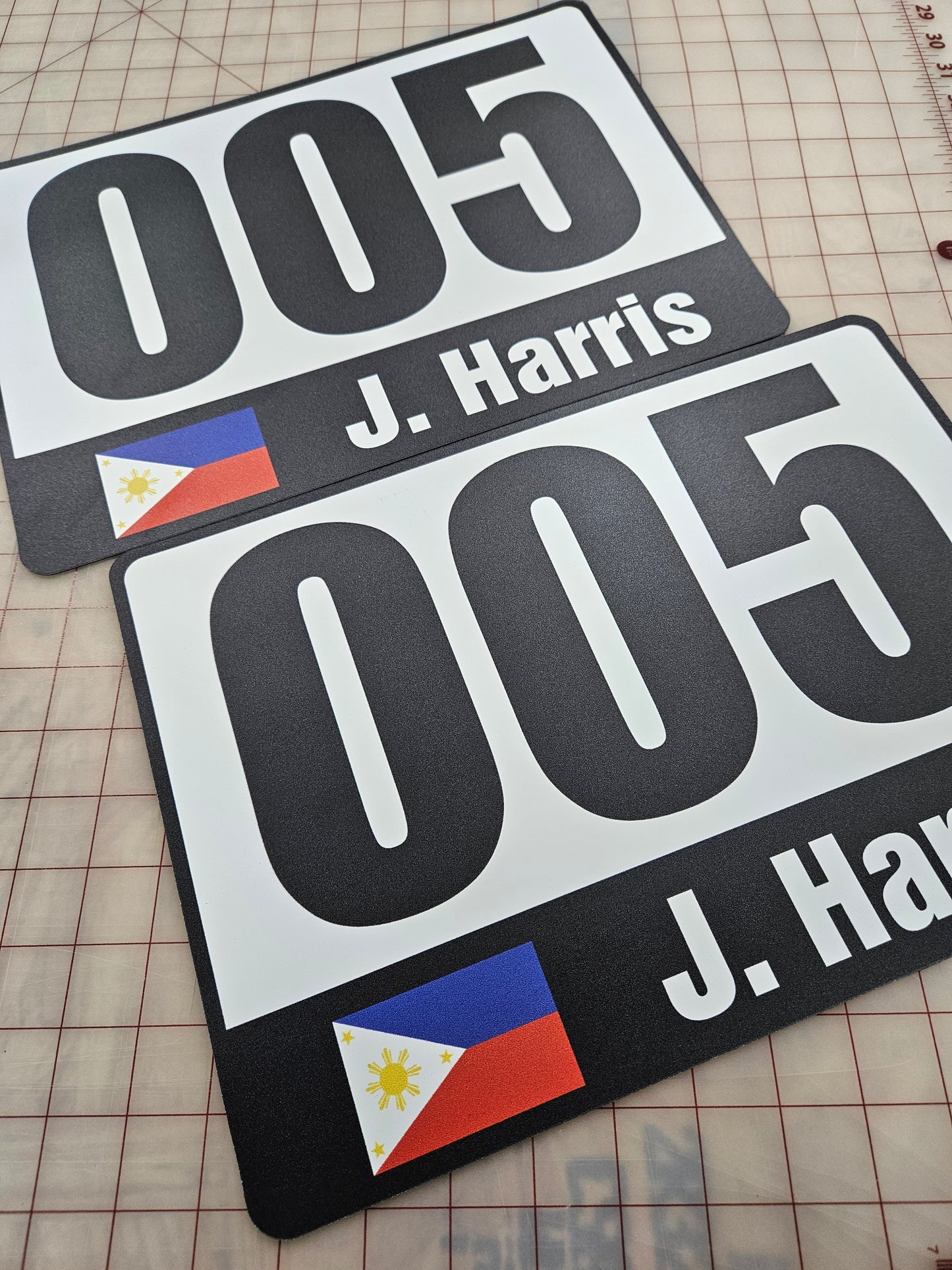 Custom Autocross Number Set