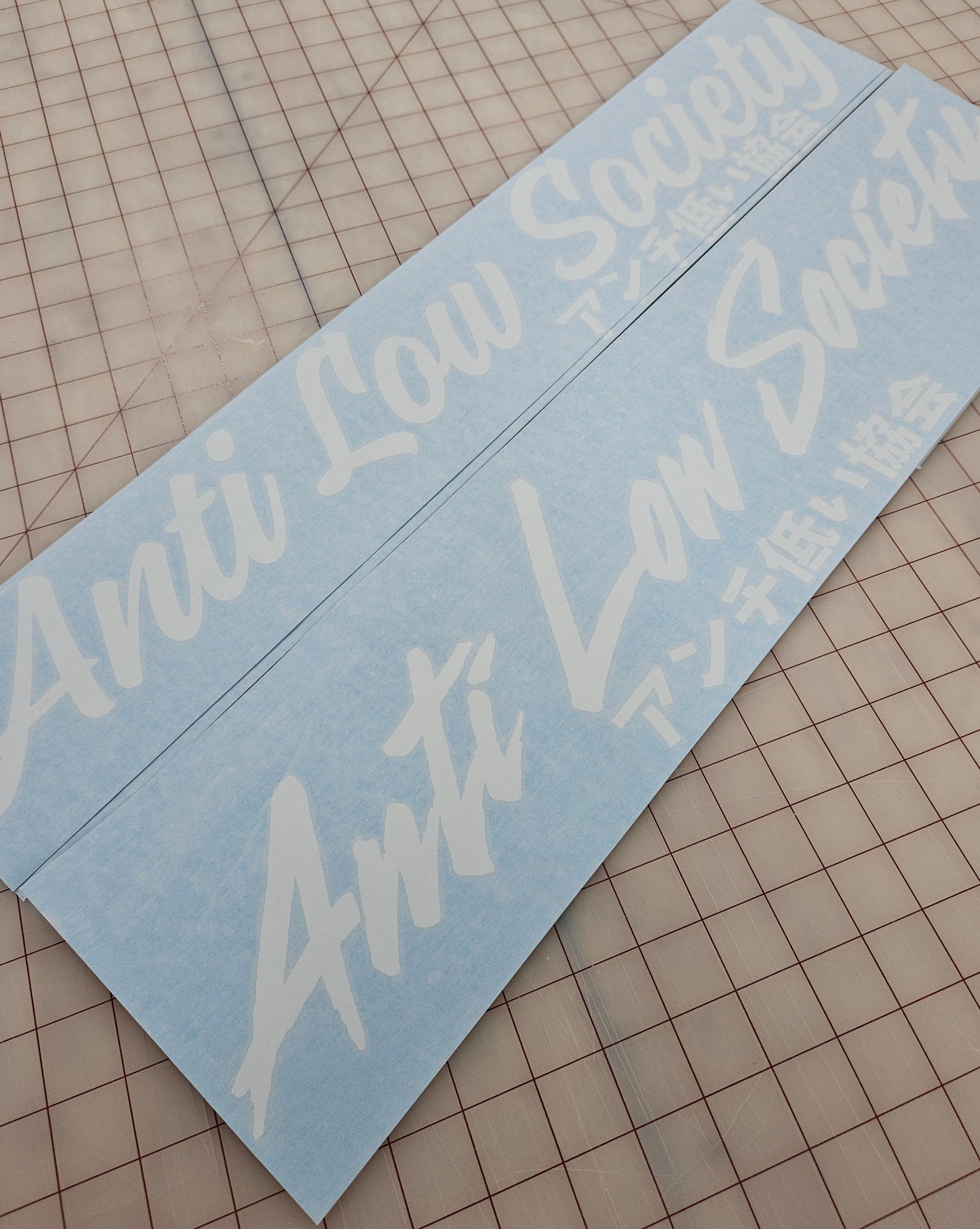 Custom Die-Cut Vinyl Window Banner