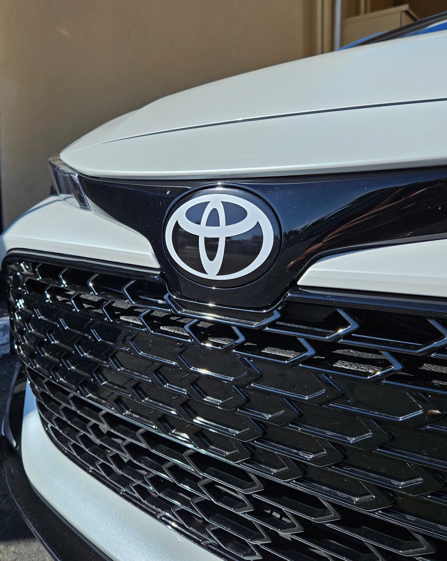 2019+ Toyota Corolla Hatchback Emblem Front Vinyl Overlay