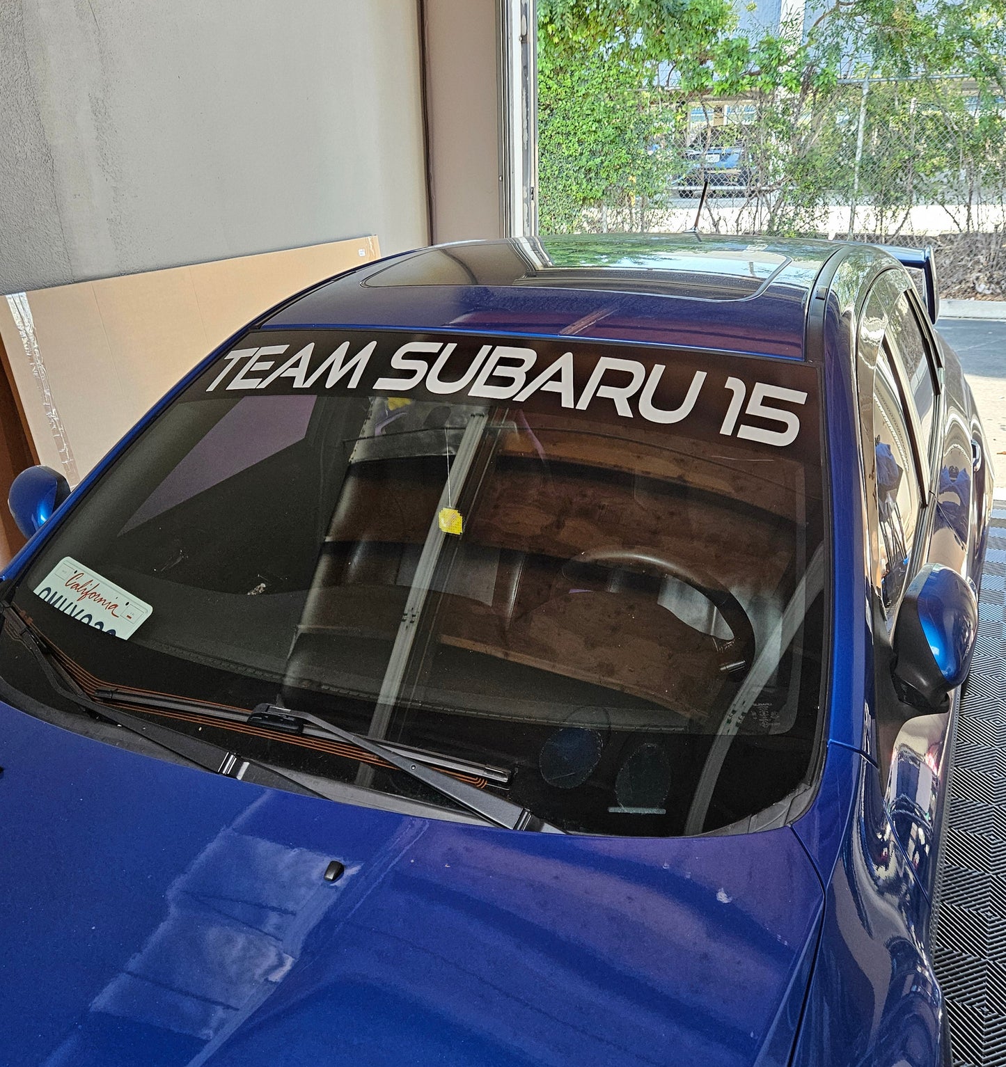Custom 53" Two-Color Window Banner