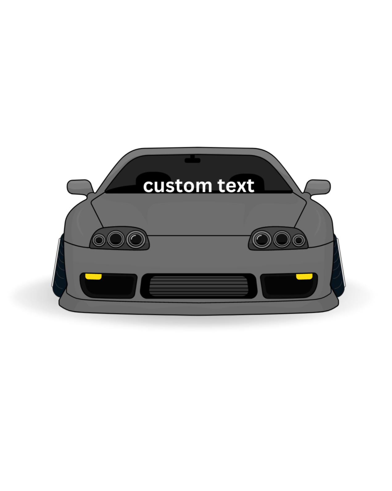 Custom Die-Cut Vinyl Window Banner