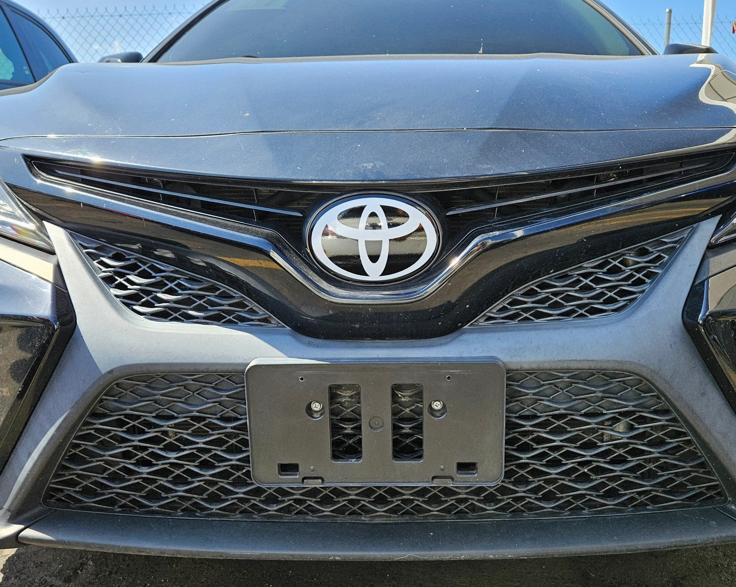 2018 - 2024 Toyota Camry Front Emblem Vinyl Overlay