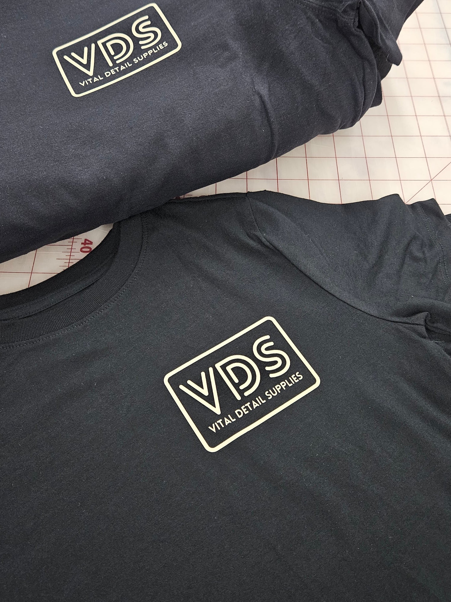 shirts printed for VDS, a local small business