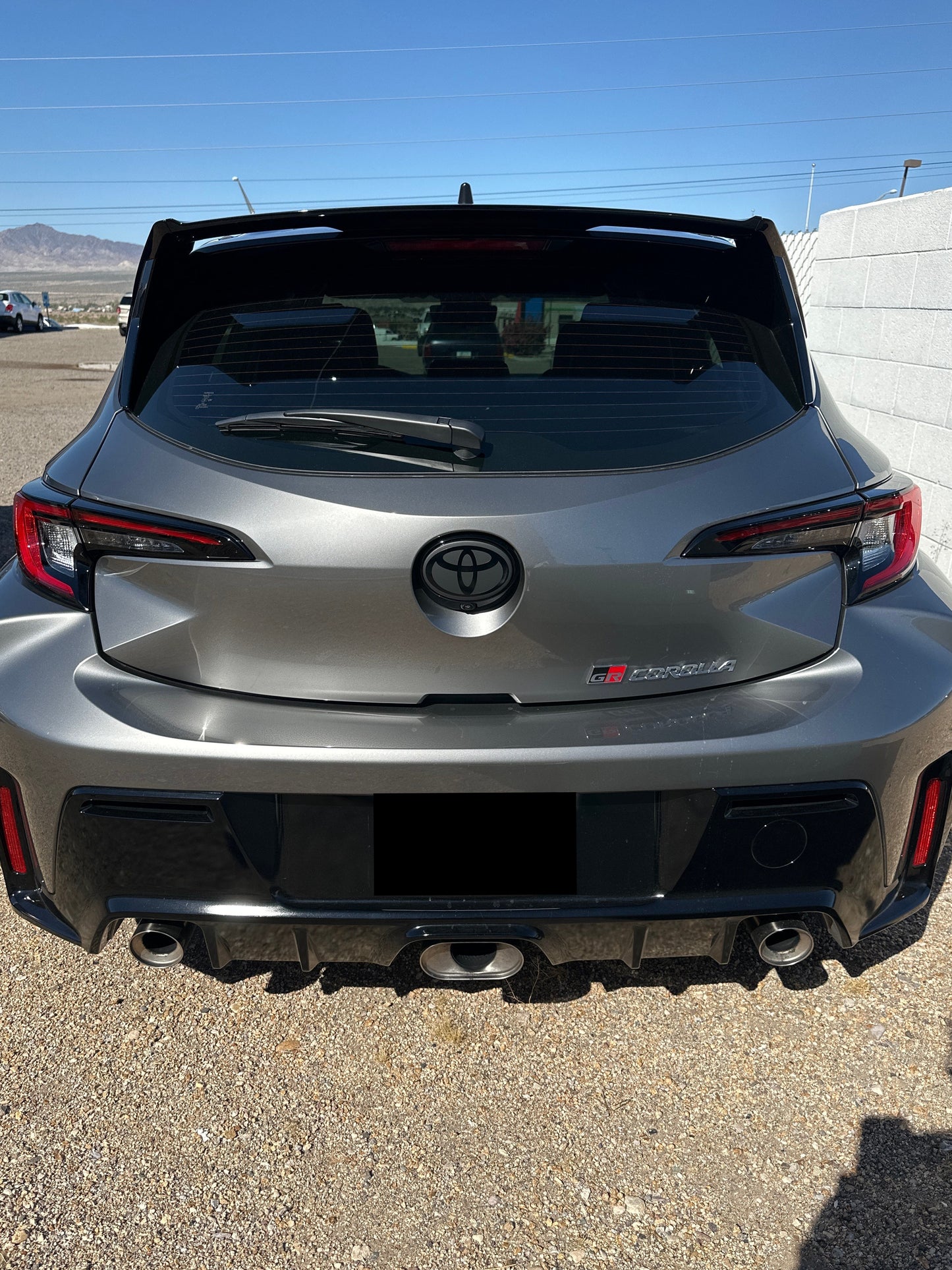2023+ Toyota GR Corolla Stealth Emblem Vinyl Overlay Set