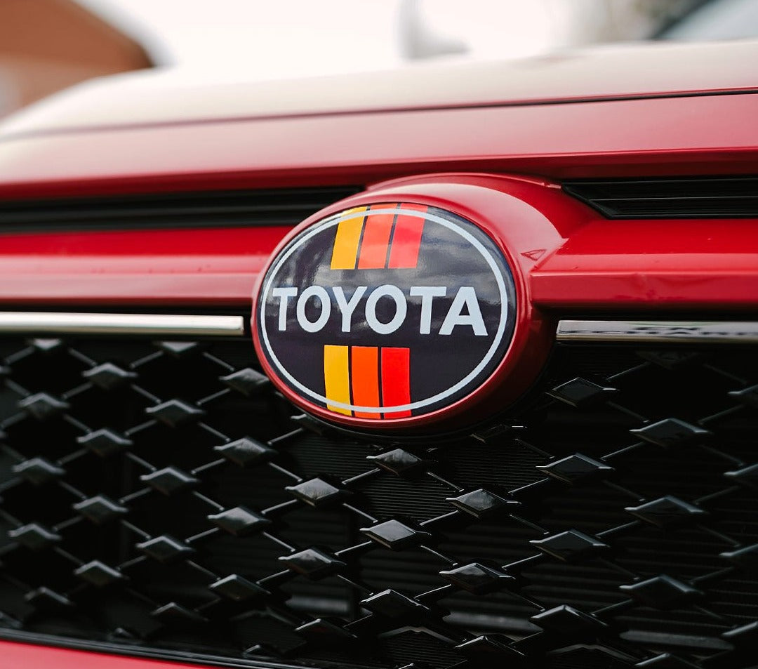 2016 - 2025 Vintage Toyota RAV4 Front Emblem Vinyl Overlay