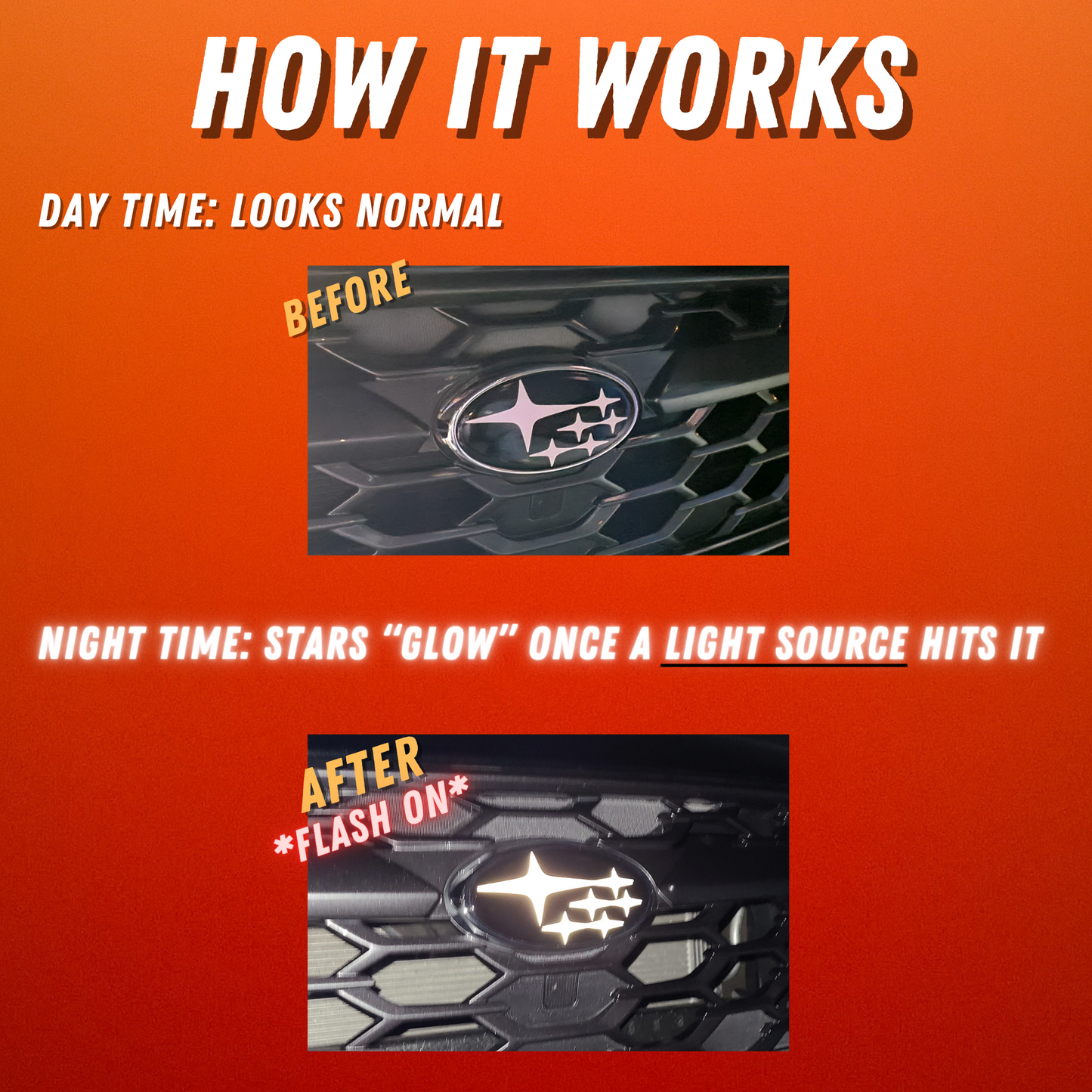 2022-2025 WRX Subaru Reflective Vinyl Overlay Set