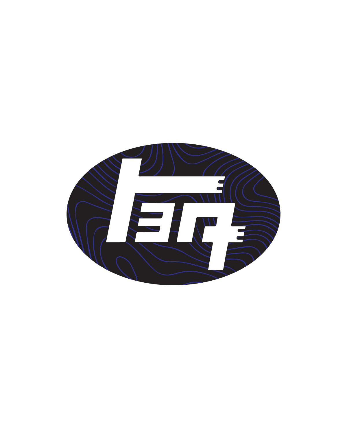 2018-2023 Toyota Tacoma Topographic Front Emblem Vinyl Overlay - "TEQ" Logo