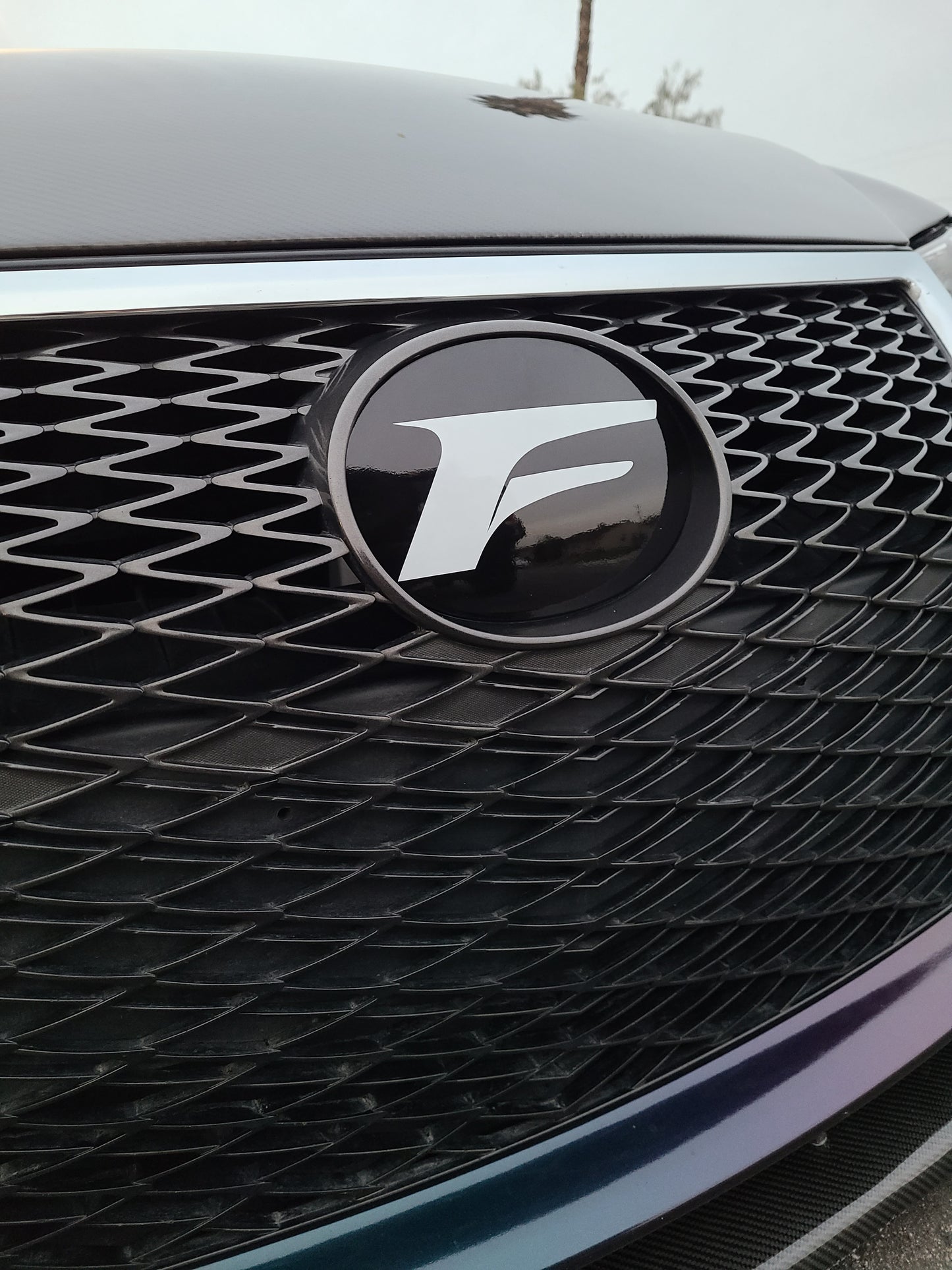 2015-2018 RC Lexus Emblem Front Vinyl Overlay