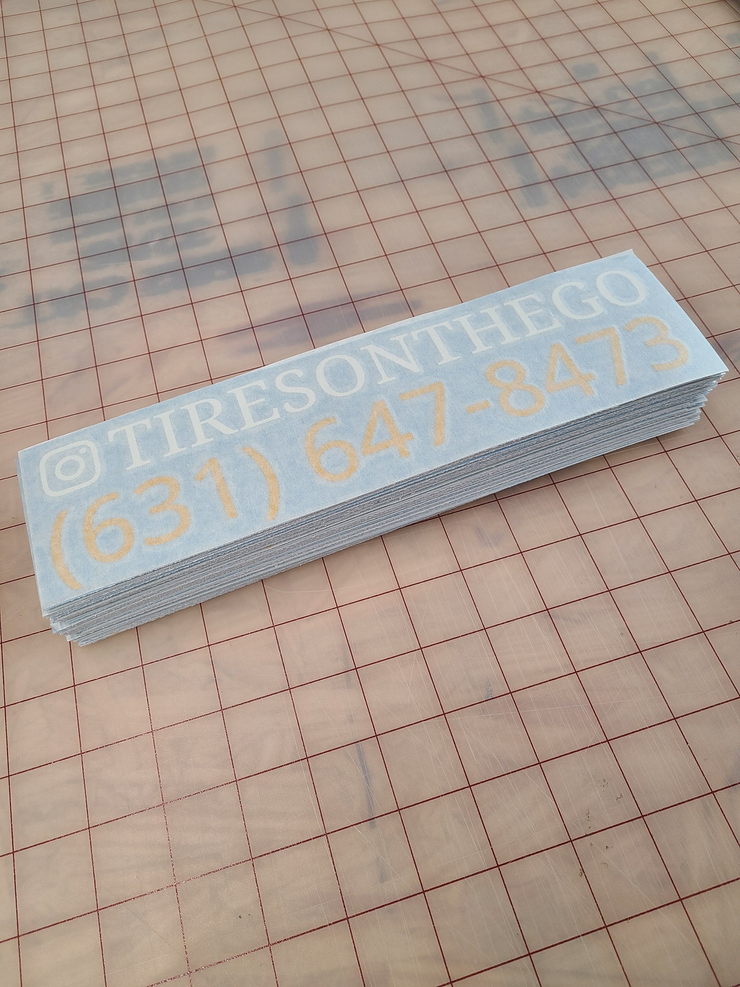 Custom Die-Cut Vinyl Sticker/Decal