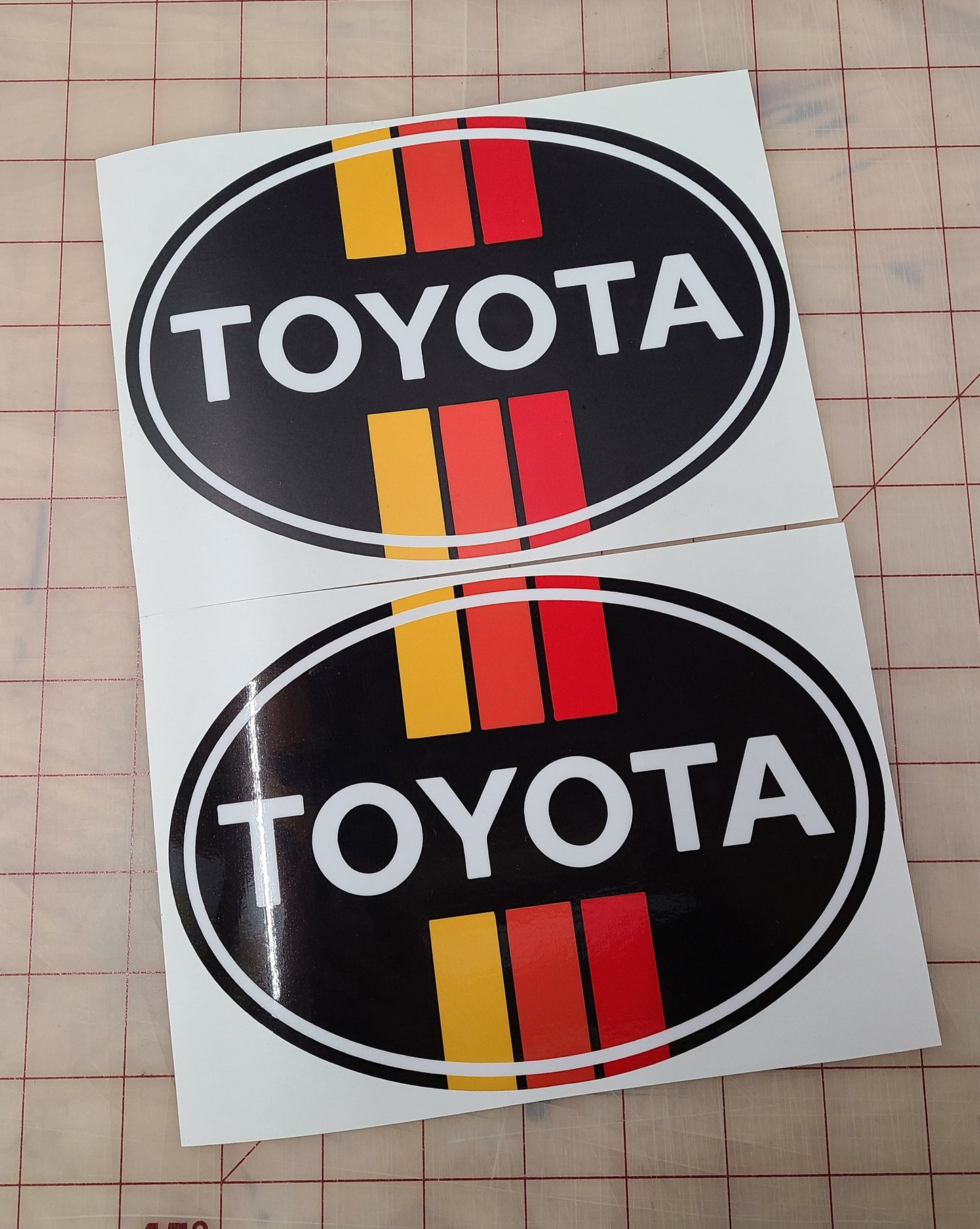 2018-2023 Vintage Toyota Tacoma Front Emblem Vinyl Overlay