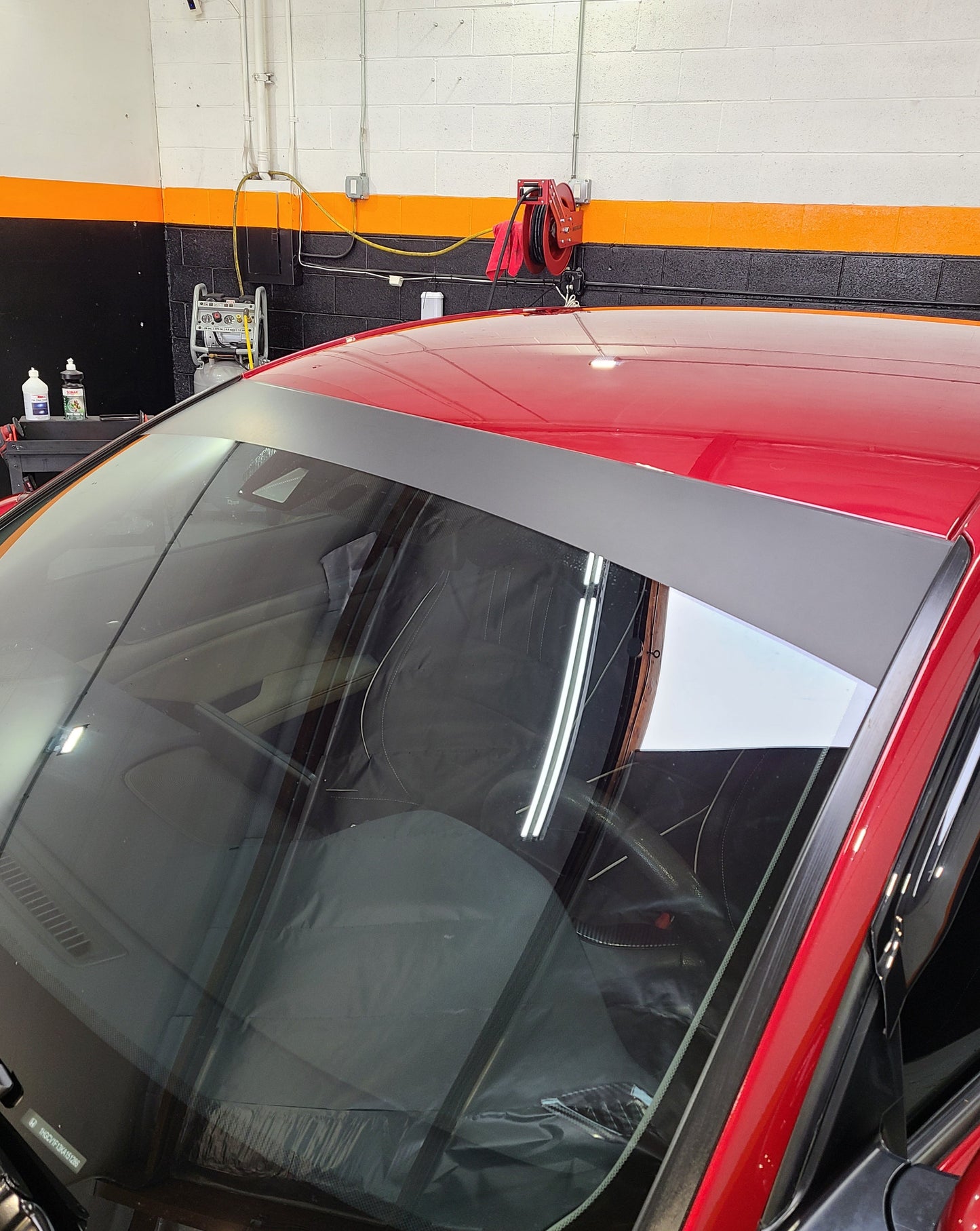 Plain Color Solid Window Sun Strip