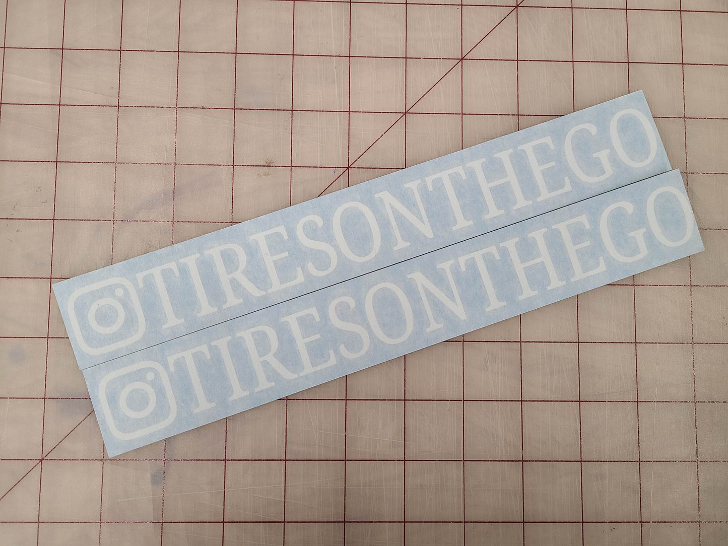 Custom Instagram Username Decals (2)
