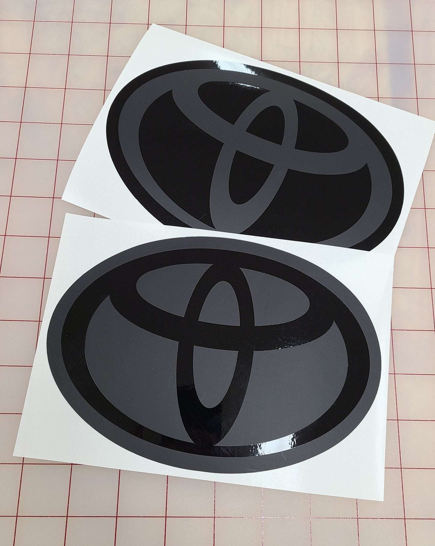 2023-2024 Toyota Prius Stealth Rear Emblem Vinyl Overlay