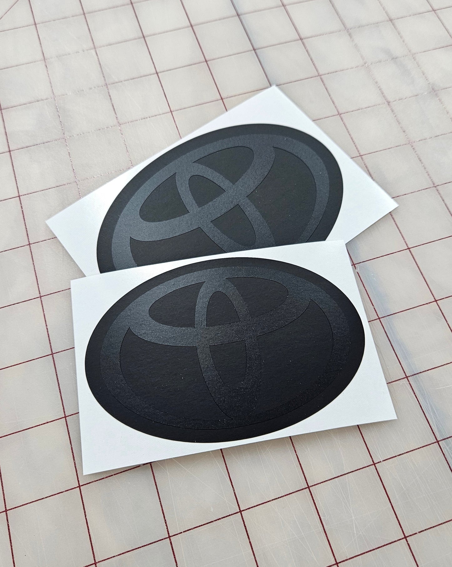 2020-2023 Toyota Supra MKV Stealth Emblem Vinyl Overlay Set
