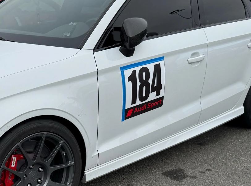 Custom Autocross Number Set