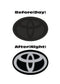 2020-2023 Toyota Supra MKV Reflective Emblem Vinyl Overlay Set