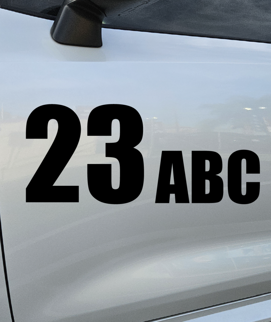 Custom Vinyl Track Class Letters Decals – Upturn Prints