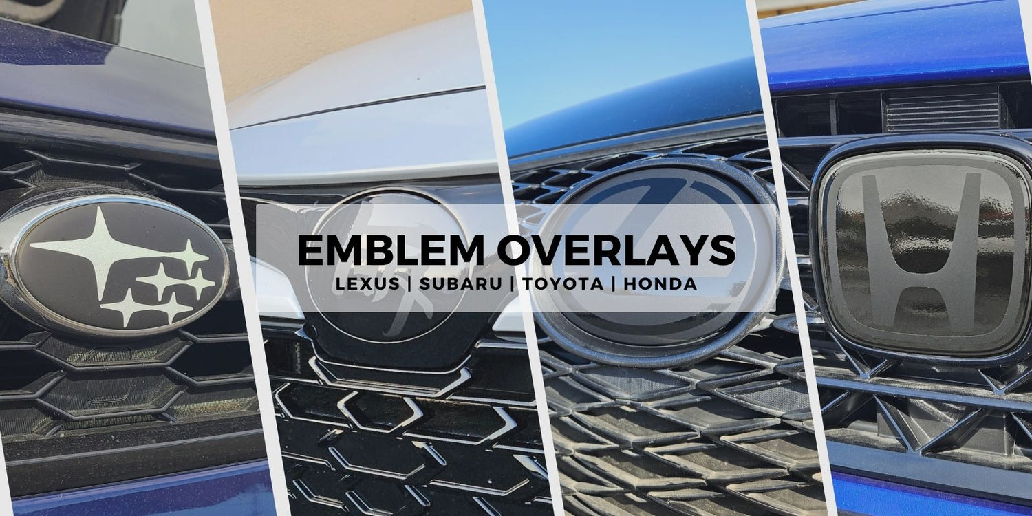 Vinyl Emblem Overlay Badge Wraps | Toyota, Lexus, Subaru – Upturn Prints