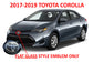 2017-2019 Toyota Corolla Sedan Stealth Front Emblem Vinyl Overlay
