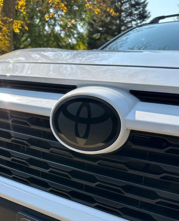 2016 - 2024 Toyota RAV4 Stealth Front Emblem Vinyl Overlay