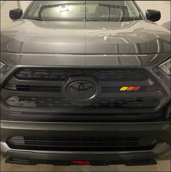 2019-2024 Toyota RAV4 Stealth Front Emblem Vinyl Overlay