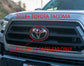 2018-2023 Toyota Tacoma Blue-Striped Front Emblem Vinyl Overlay