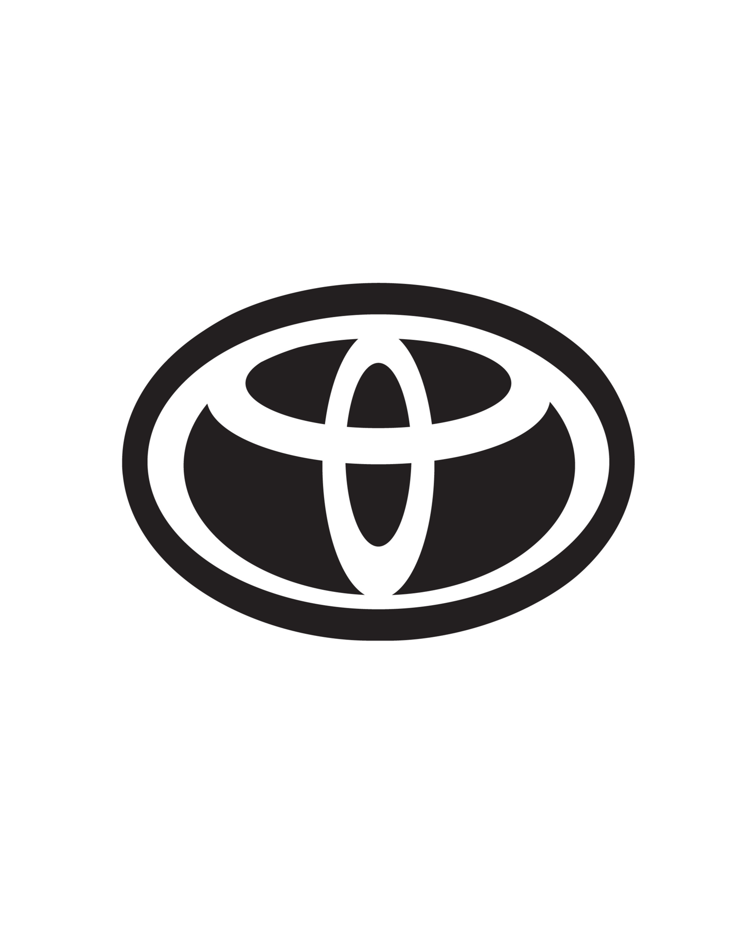 2018-2023 Toyota Tacoma Front Emblem Vinyl Overlay