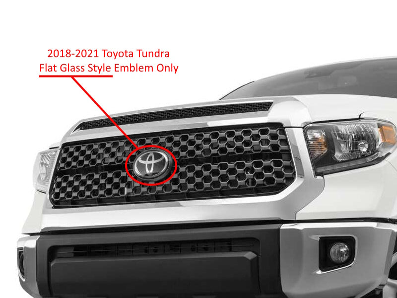 2018-2021 Toyota Tundra Vintage Front Emblem Vinyl Overlay