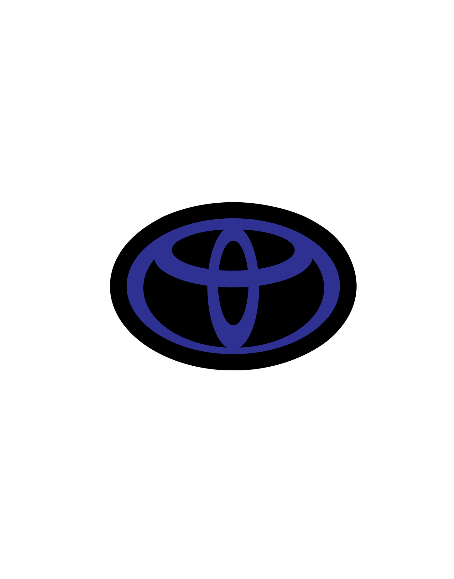 2020-2024 Toyota Corolla Sedan Emblem Front Vinyl Overlay