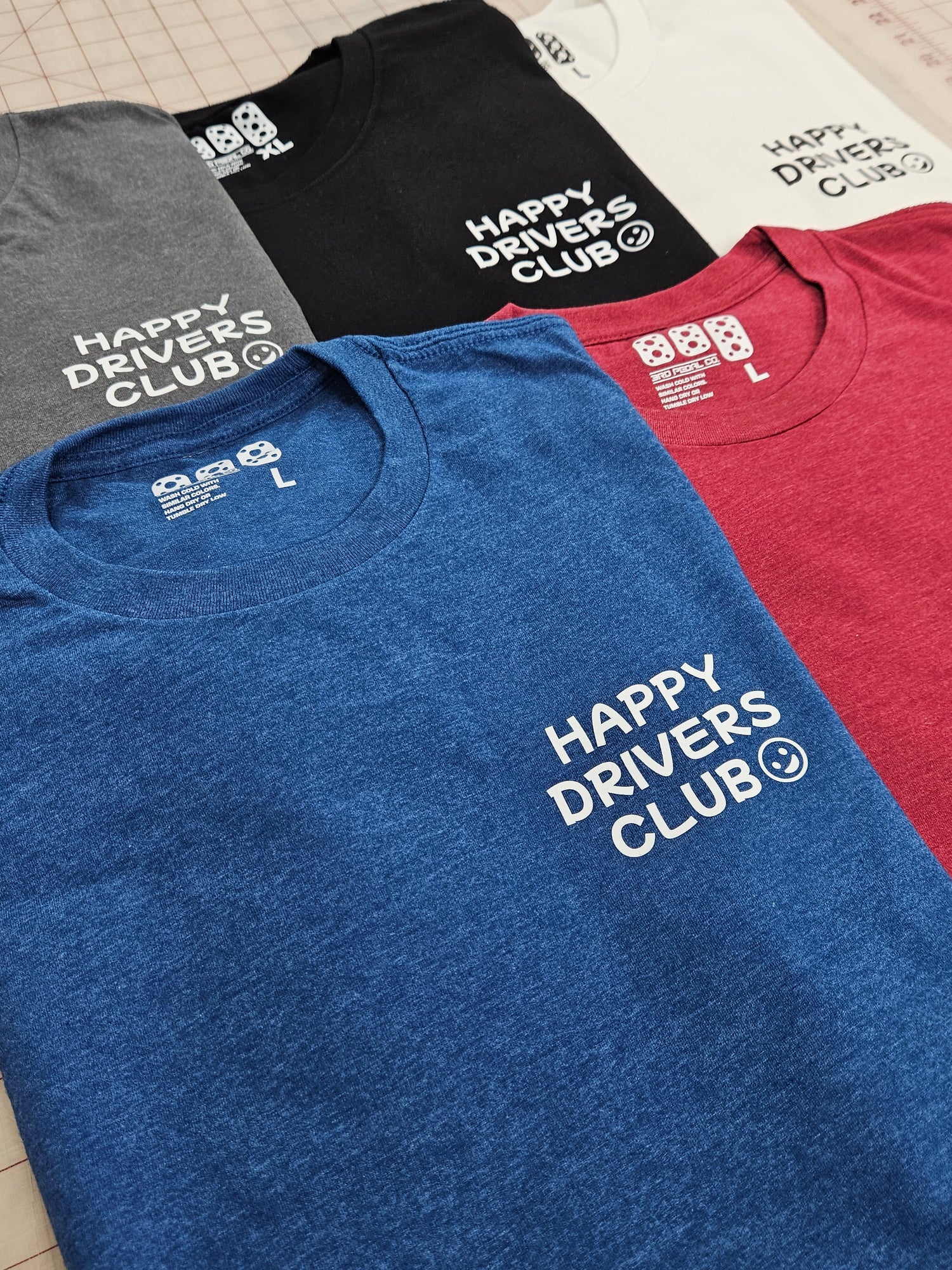 custom shirts printed for an automotive group, 3rd pedal co