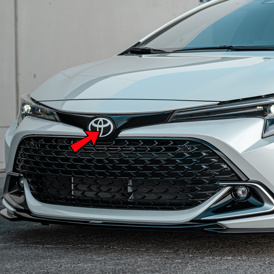 2019+ Toyota Corolla Hatchback Emblem Front Vinyl Overlay