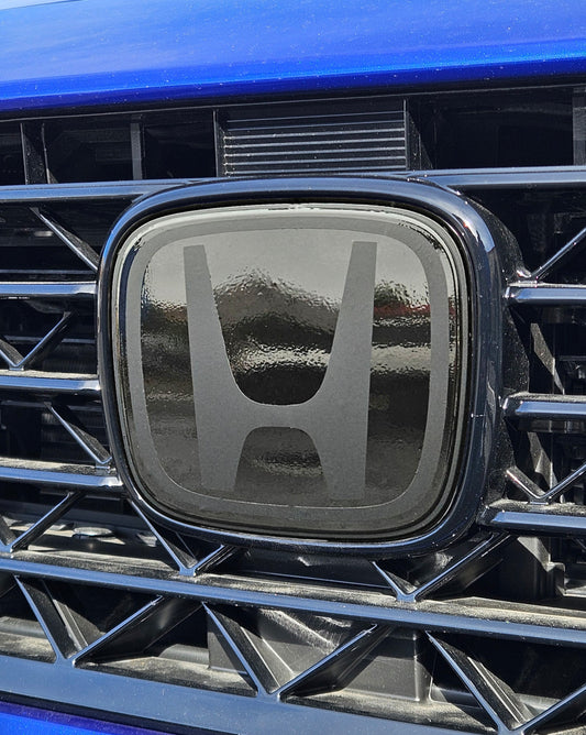 2023+ Honda Accord Stealth Front Emblem Overlay Vinyl Decal