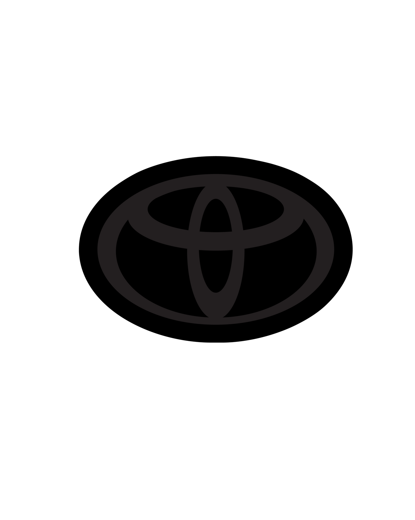 2018-2021 Toyota Tundra Stealth Emblem Front Vinyl Overlay