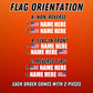 Racing Driver Name & Flag Decals