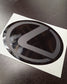 Lexus RCF/GSF Stealth Emblem Front Vinyl Overlay