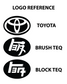 2019-2024 Toyota Corolla Hatchback Stealth Front Emblem Vinyl Overlay