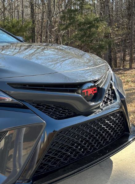 2018-2024 Toyota Camry TRD Emblem Front Vinyl Overlay