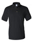 custom apparel gildan dry blend jersey polo tee shirt in multiple sizes and colors