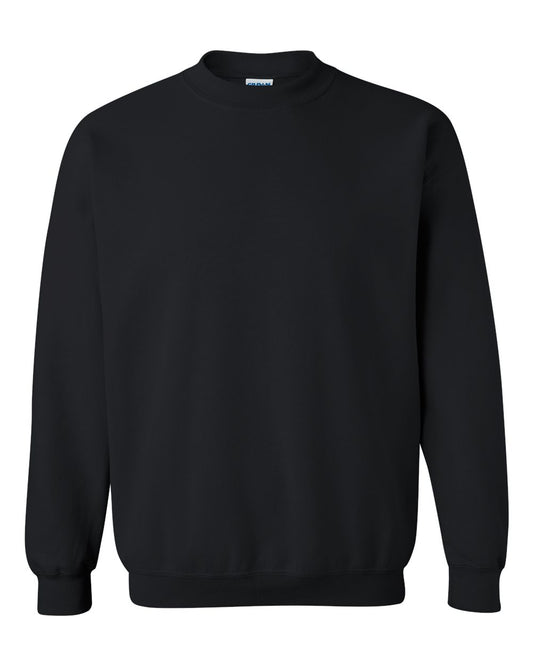 custom apparel gildan heavy blend crewneck pullover sweater in multiple sizes and colors