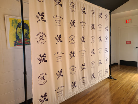Step and Repeat Banners with Stand
