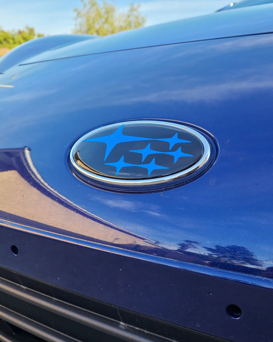 2022+ BRZ Subaru Emblem Vinyl Overlay Set