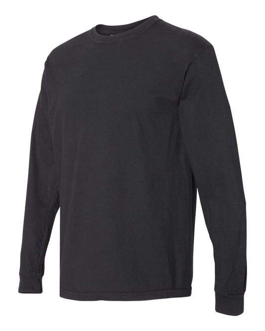fully customizable comfort colors heavyweight long sleeve tee shirt for your brand in multiple colors