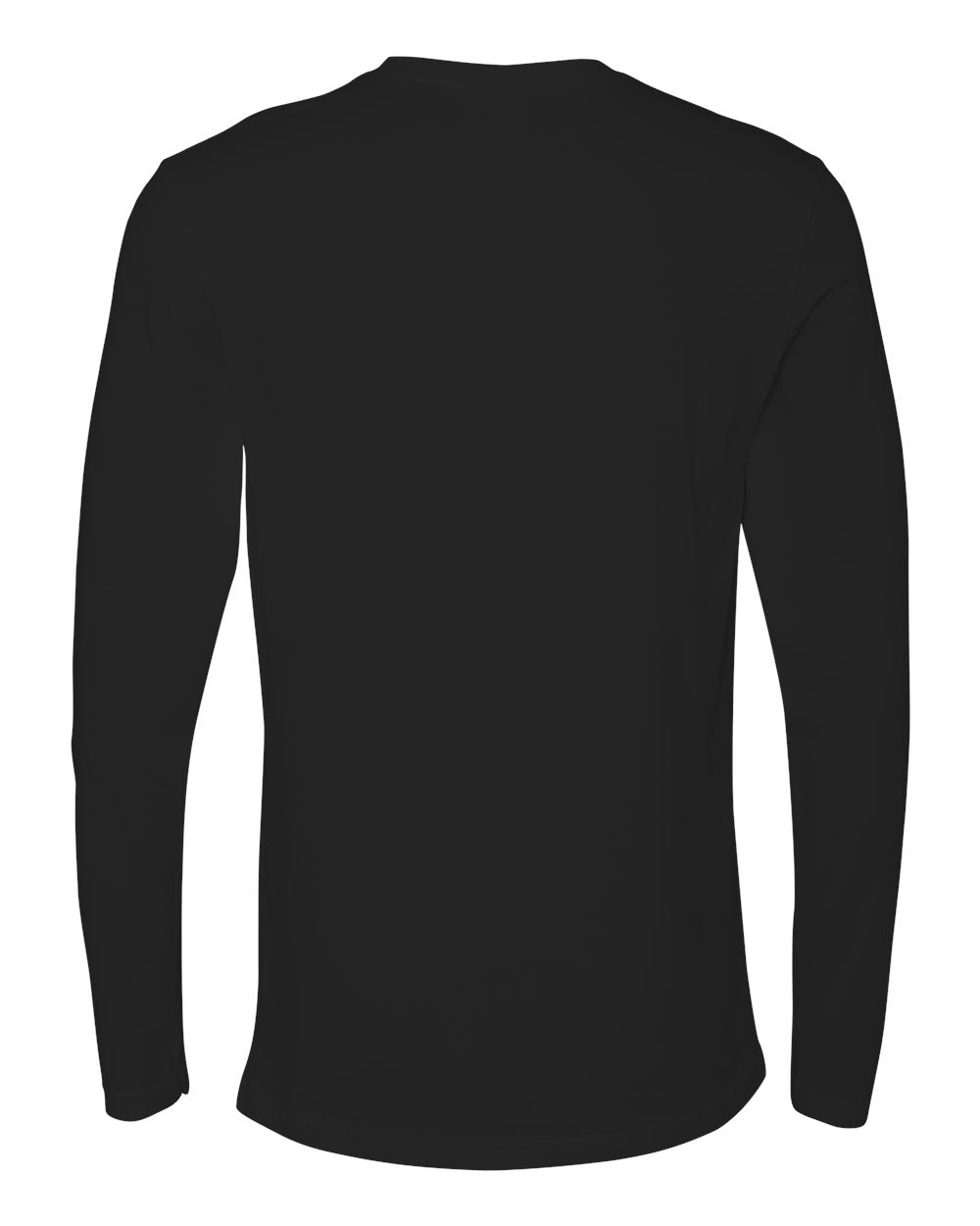 fully customizable next level cotton long body long sleeve tee shirt in multiple sizes and colors