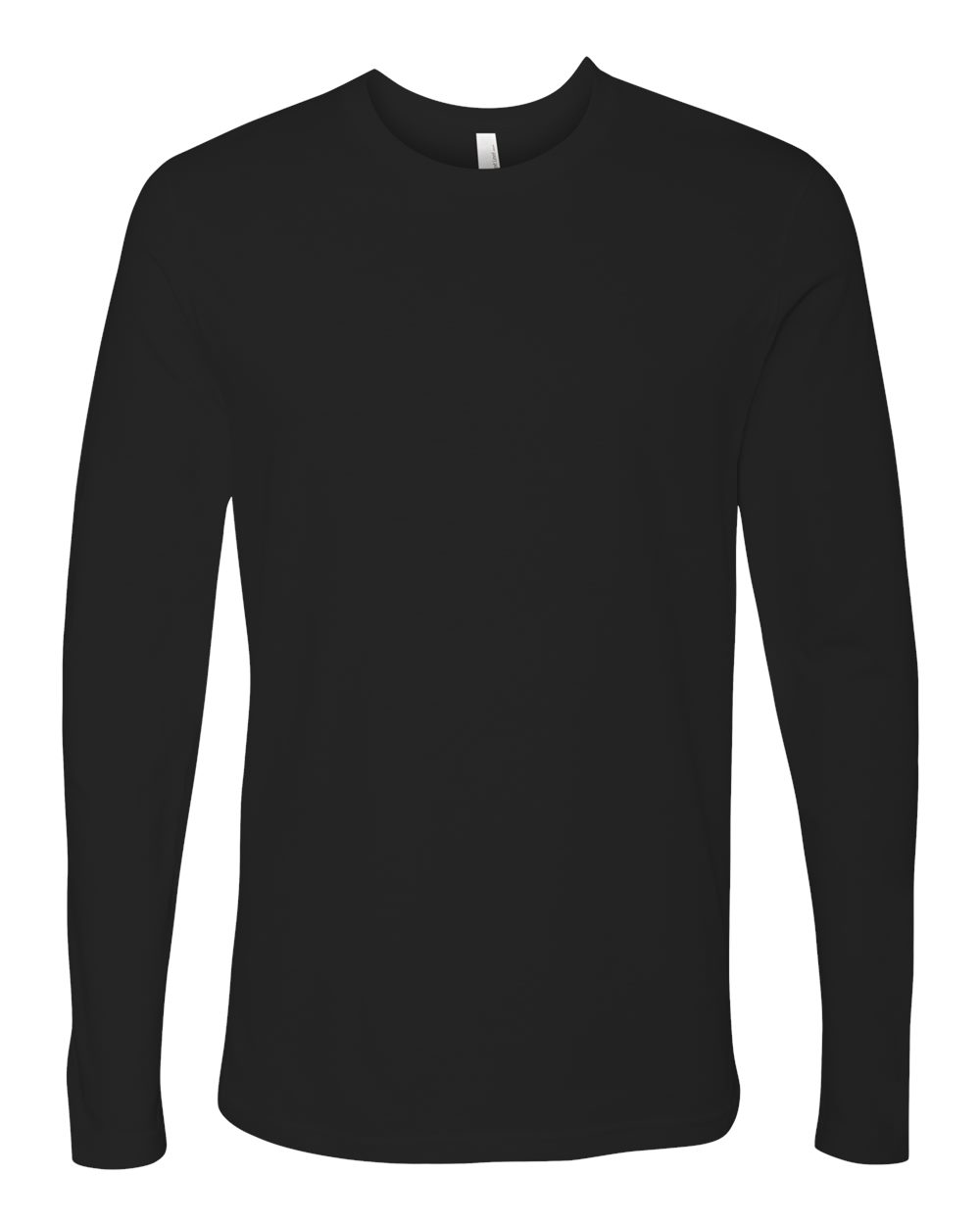 fully customizable next level cotton long body long sleeve tee shirt in multiple sizes and colors