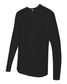 fully customizable next level cotton long body long sleeve tee shirt in multiple sizes and colors