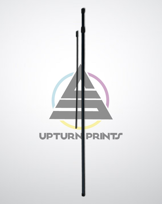 Premium Black Nobori Flag Pole