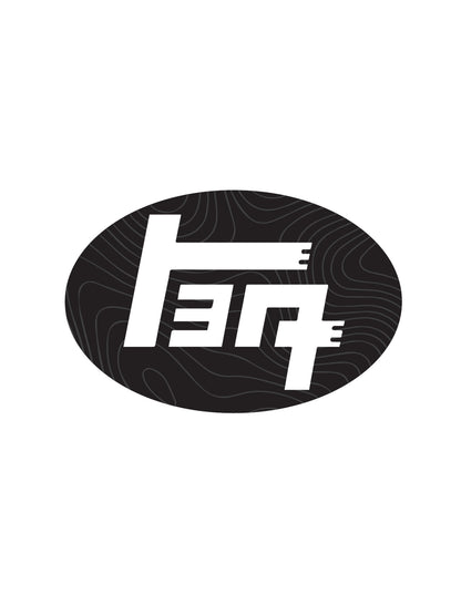 2018-2023 Toyota Tacoma Topographic Front Emblem Vinyl Overlay - "TEQ" Logo