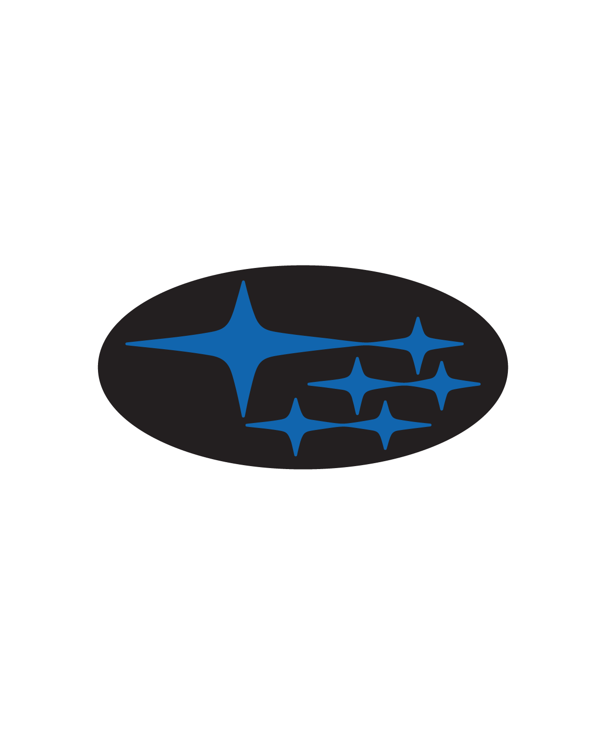 2015-2021 WRX/STI Subaru Stars Emblem Vinyl Overlay Set