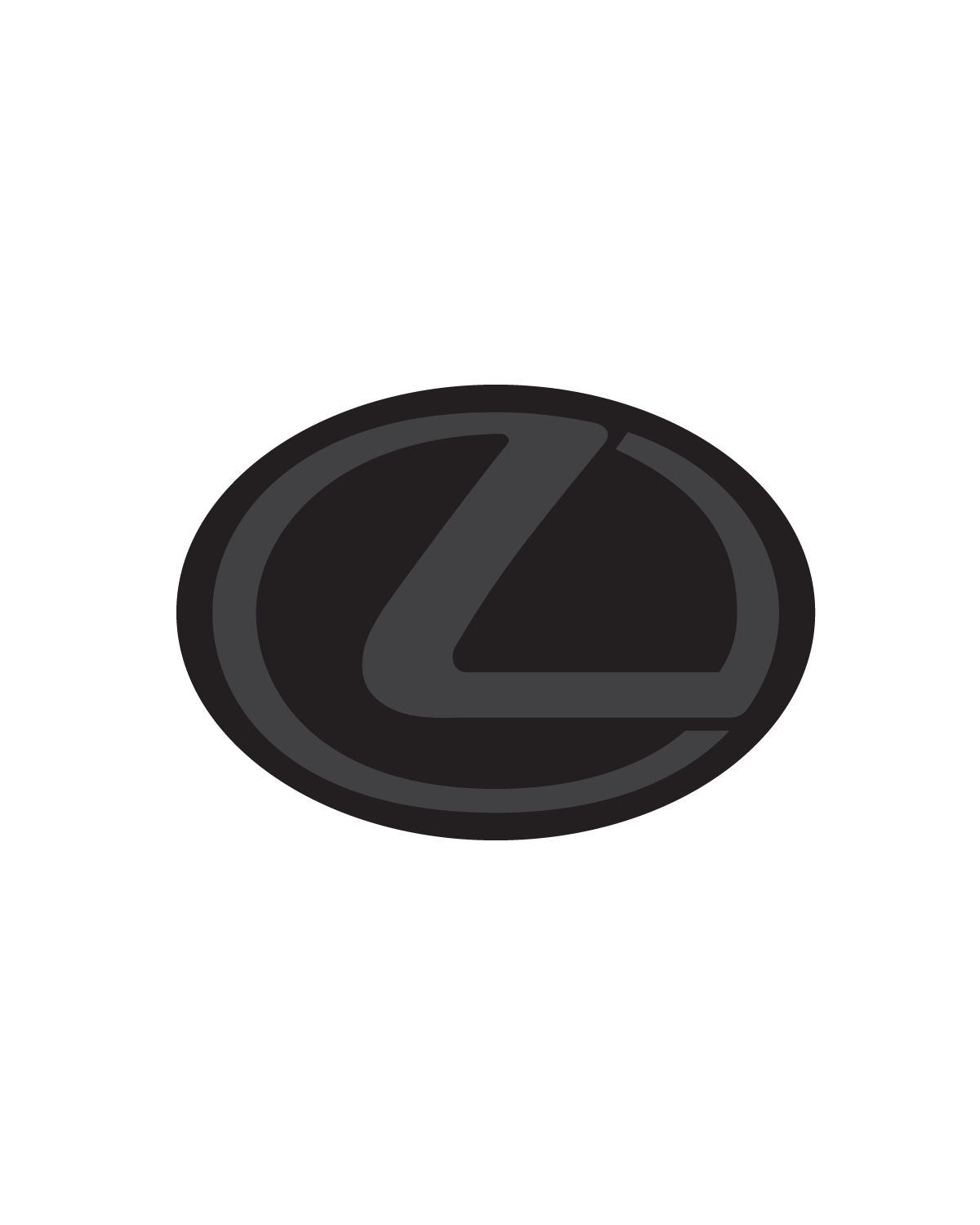 2015-2018 RC Lexus Emblem Front Vinyl Overlay