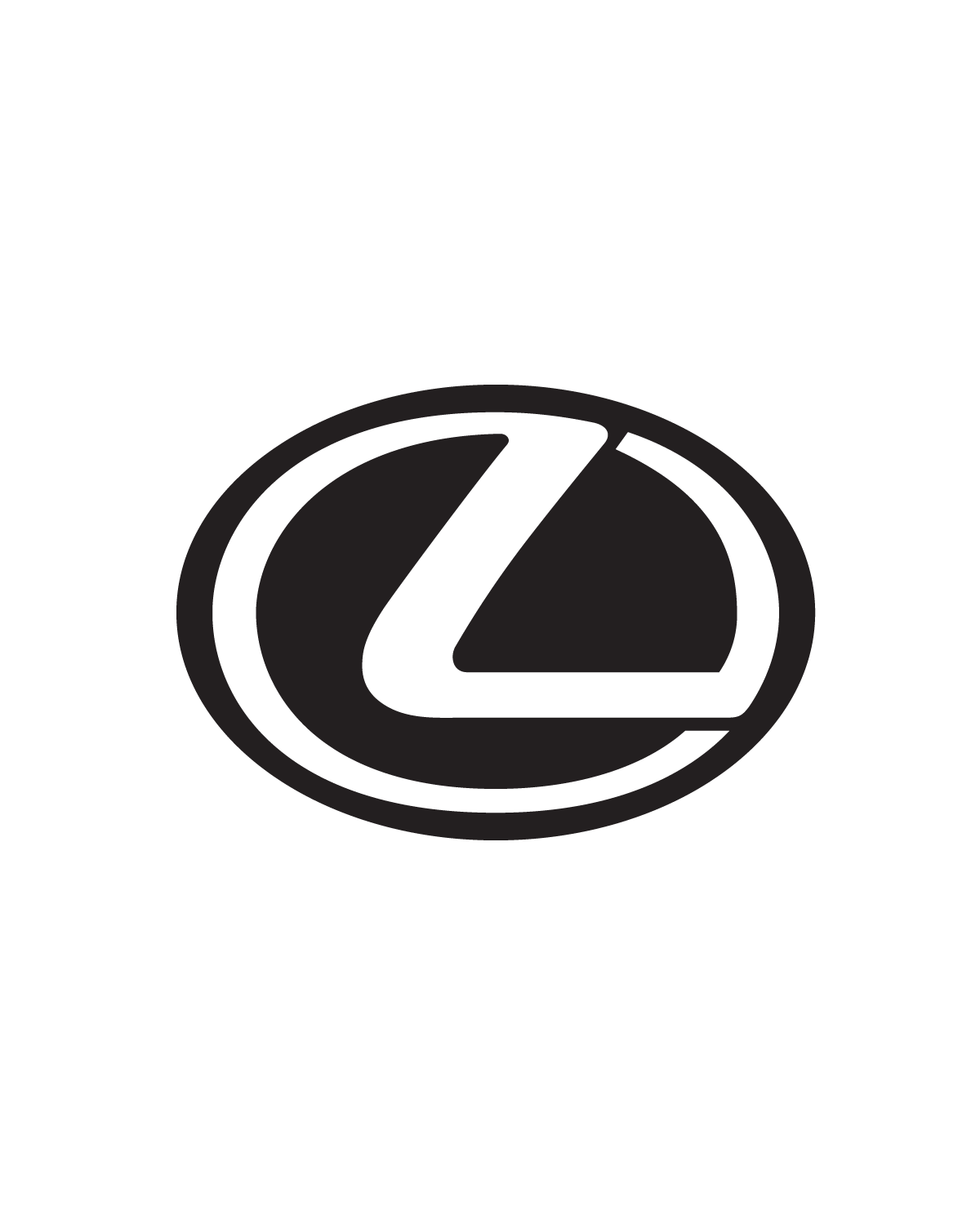 Lexus Logo Black